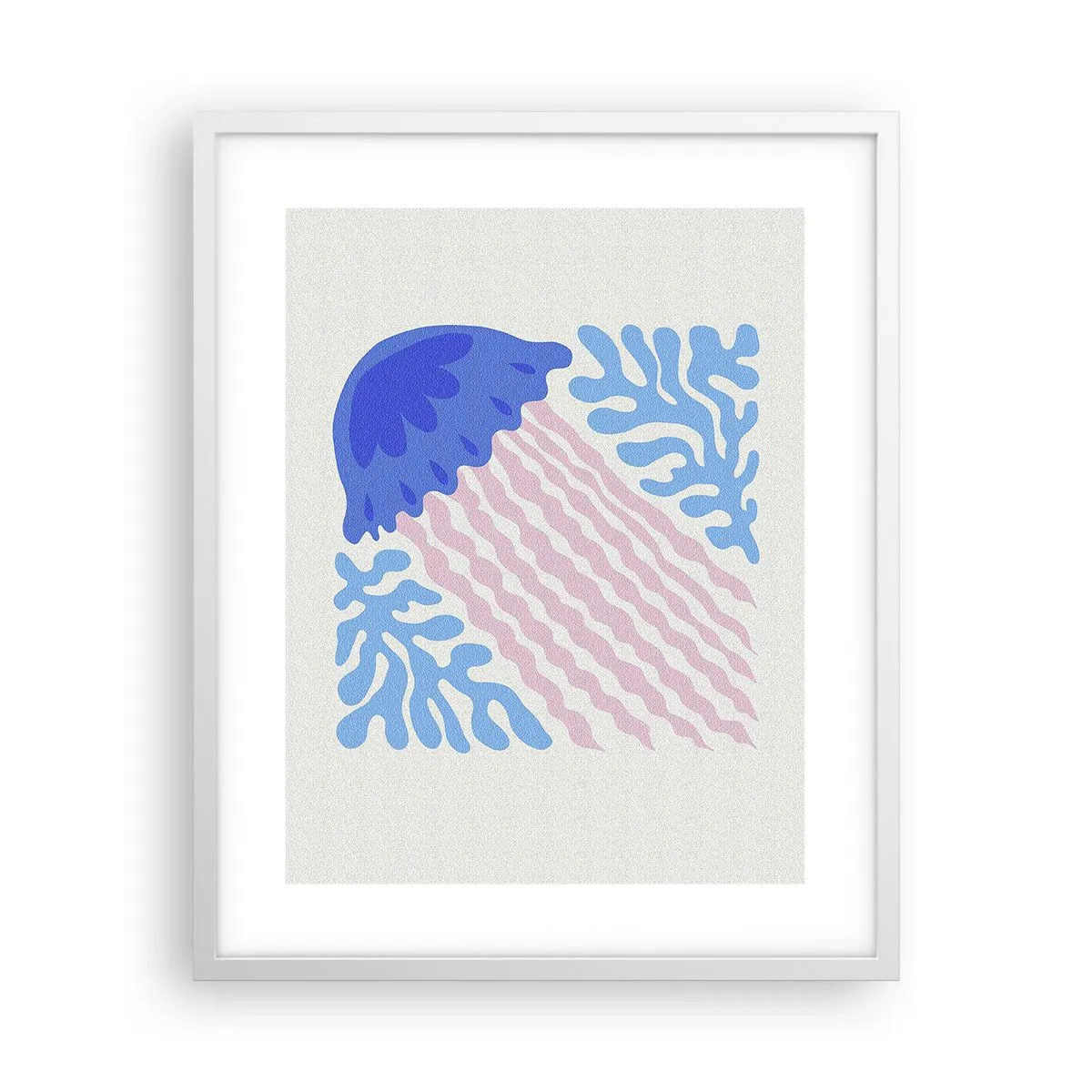 Póster en marco blanco - Como de otro mundo - 40x50 cm