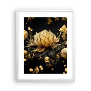 Póster en marco blanco - Sutil fragilidad - 40x50 cm