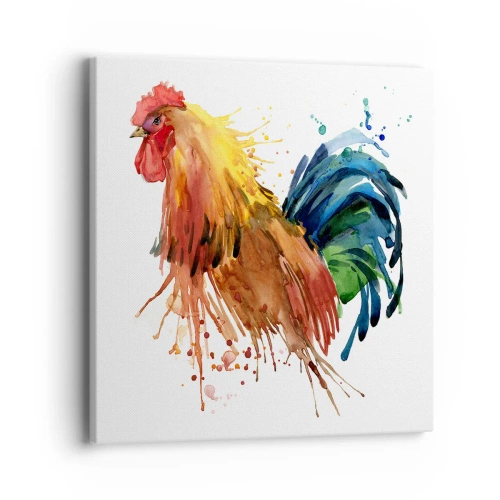 Cuadro sobre lienzo - Impresión de Imagen - Un manto real, un orgullo real - 40x40 cm