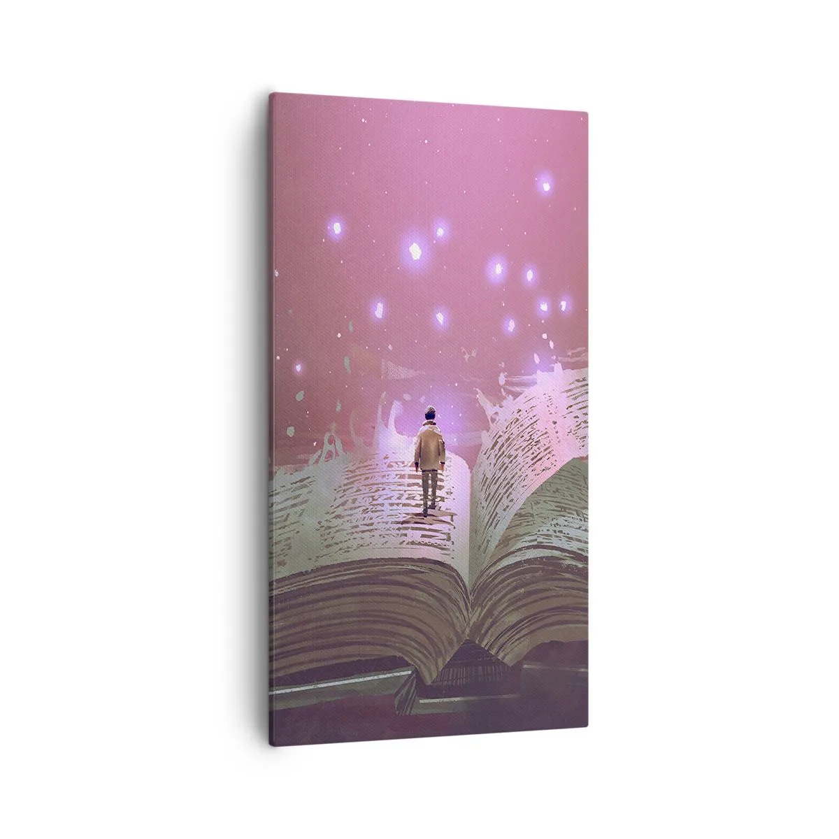 Cuadro sobre lienzo - Impresión de Imagen - Una invitación a otro mundo - 55x100 cm