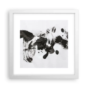 Póster en marco blanco - ¿Un método en la locura? - 30x30 cm