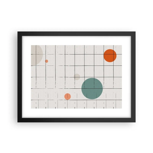 Póster en marco negro - Atrapados. ¿Nosotros o ellos? - 40x30 cm