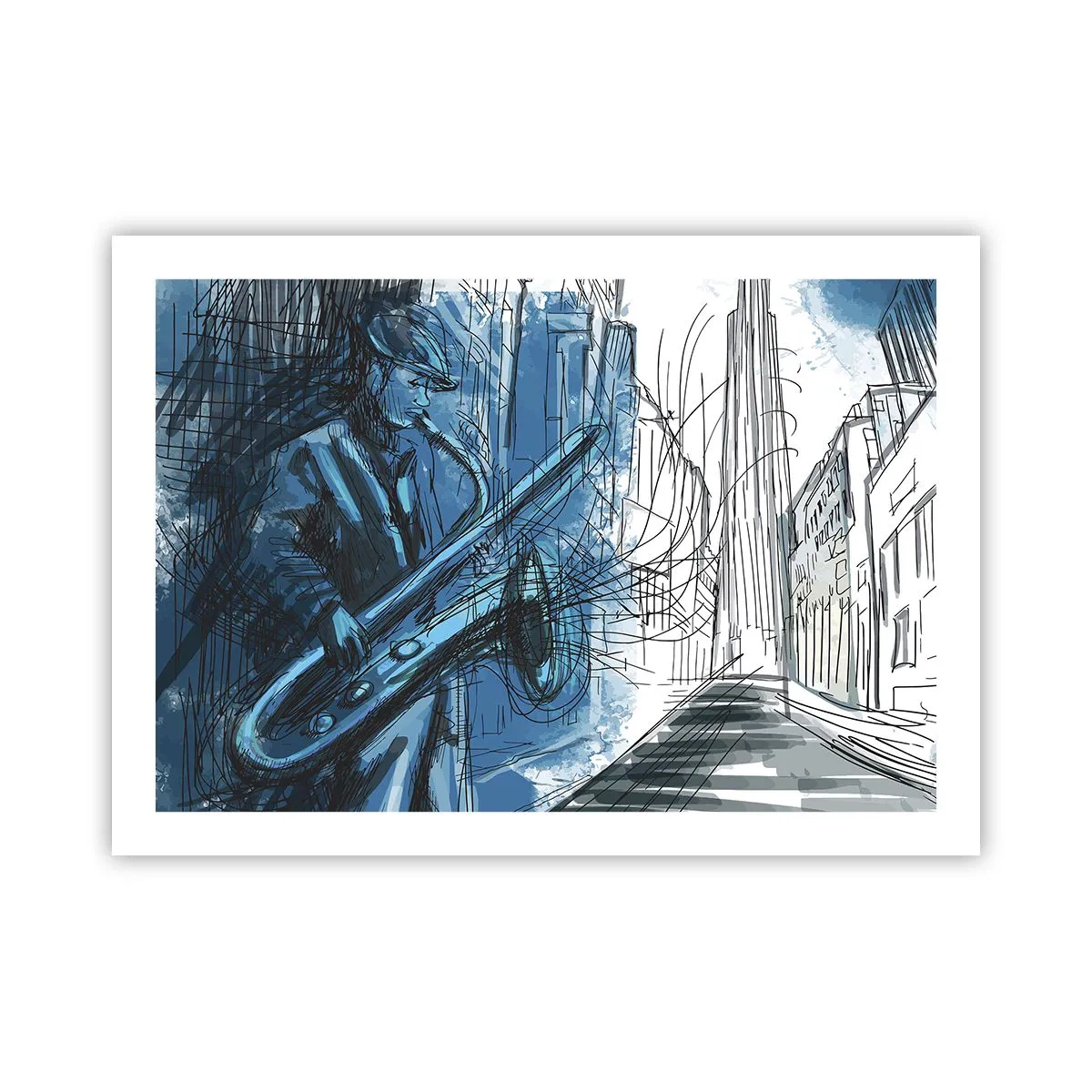 Póster - Rapsodia urbana - 70x50 cm