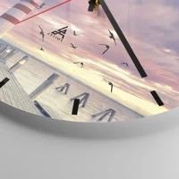 Esfera sin numeración, con rayas