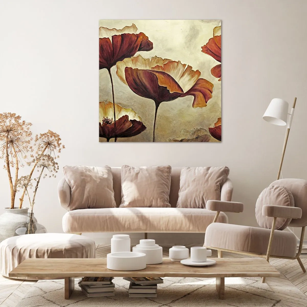 Cuadro sobre lienzo - Impresión de Imagen - Prado de prados - 40x40 cm