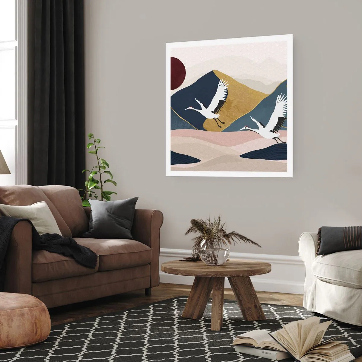 Póster - Y el día ha vuelto a pasar volando - 40x40 cm