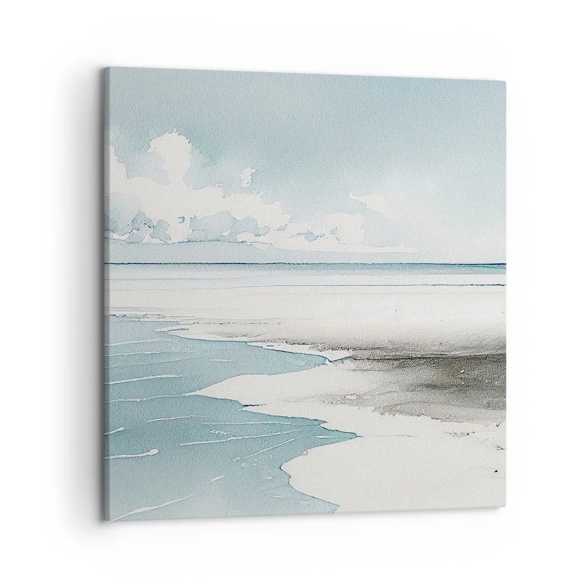 Cuadro sobre lienzo - Impresión de Imagen - Suave marea otoñal - 50x50 cm