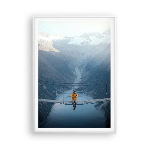 Póster en marco blanco - Encanto suspensión - 70x100 cm