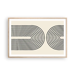 Póster en marco roble claro - Próximamente... - 91x61 cm