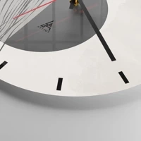 Esfera sin numeración, con rayas