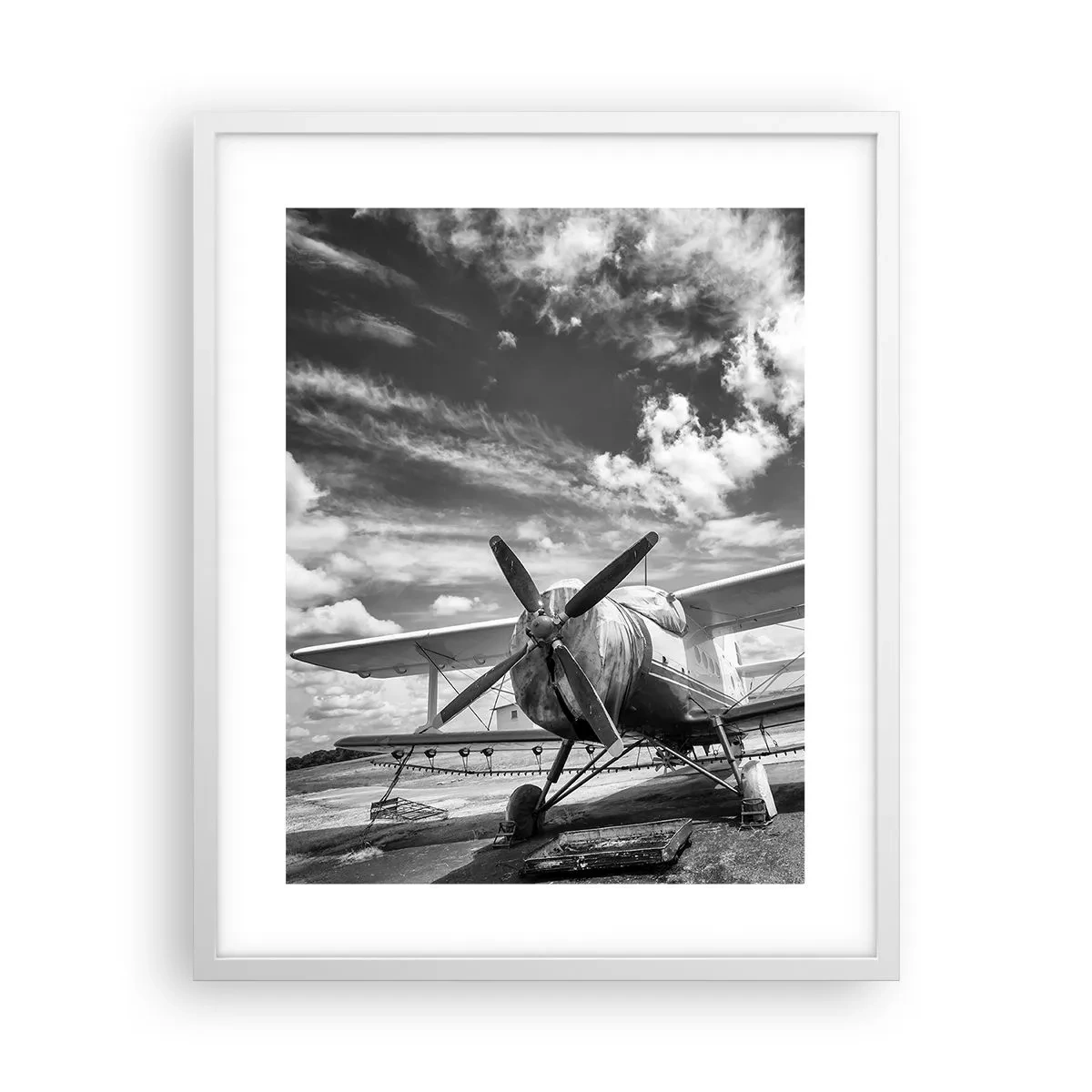 Póster en marco blanco - No puedo esperar - 40x50 cm