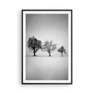 Póster en marco negro - ¿Con qué sueñan? - 61x91 cm