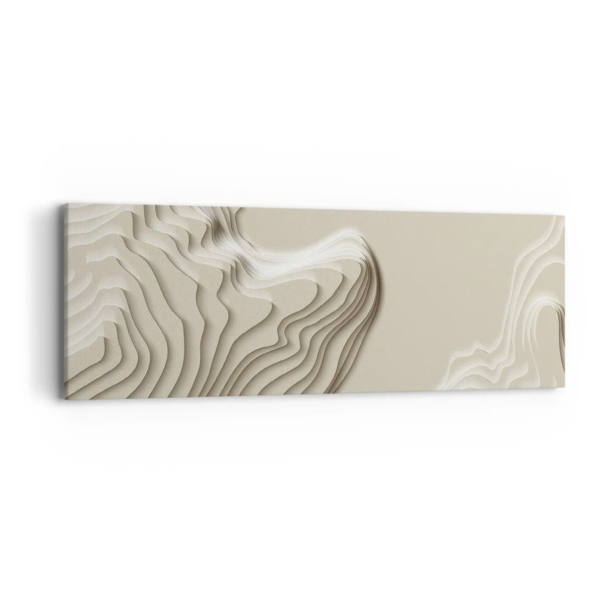 Cuadro sobre lienzo - Impresión de Imagen - Topografía del arte - 90x30 cm