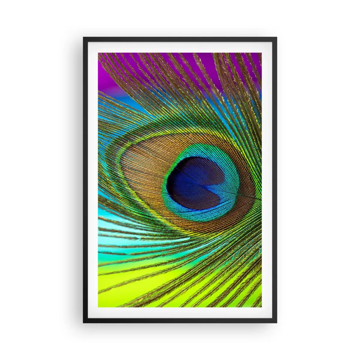 Póster en marco negro - Cara a cara - 61x91 cm
