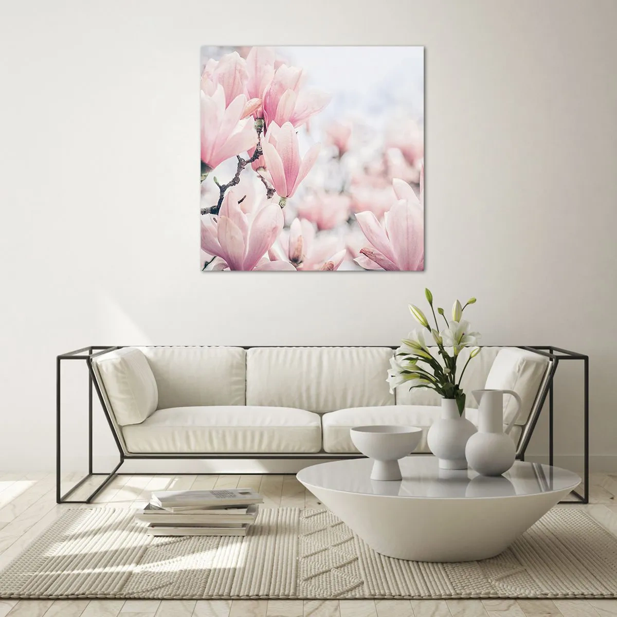 Cuadro sobre vidrio - Impresiones sobre Vidrio - La perfección de la sutileza - 70x70 cm