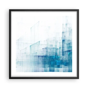 Póster en marco negro - Cómo se hizo el espacio - 50x50 cm