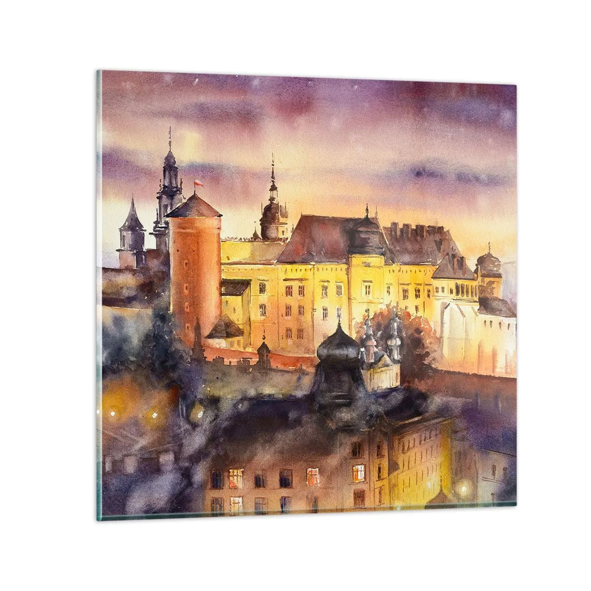 Cuadro sobre vidrio - Impresiones sobre Vidrio - Una historia y un cuento - 60x60 cm