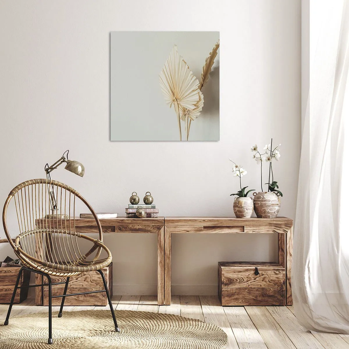 Cuadro sobre lienzo - Impresión de Imagen - Armonía y consuelo - 70x70 cm