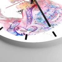 Esfera sin numeración, con rayas