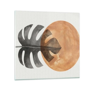 Cuadro sobre vidrio - Impresiones sobre Vidrio - Siempre el sol - 30x30 cm