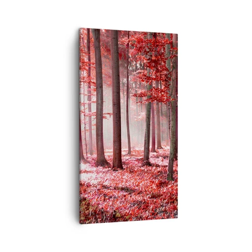 Cuadro sobre lienzo - Impresión de Imagen - Rojo como el que más - 45x80 cm