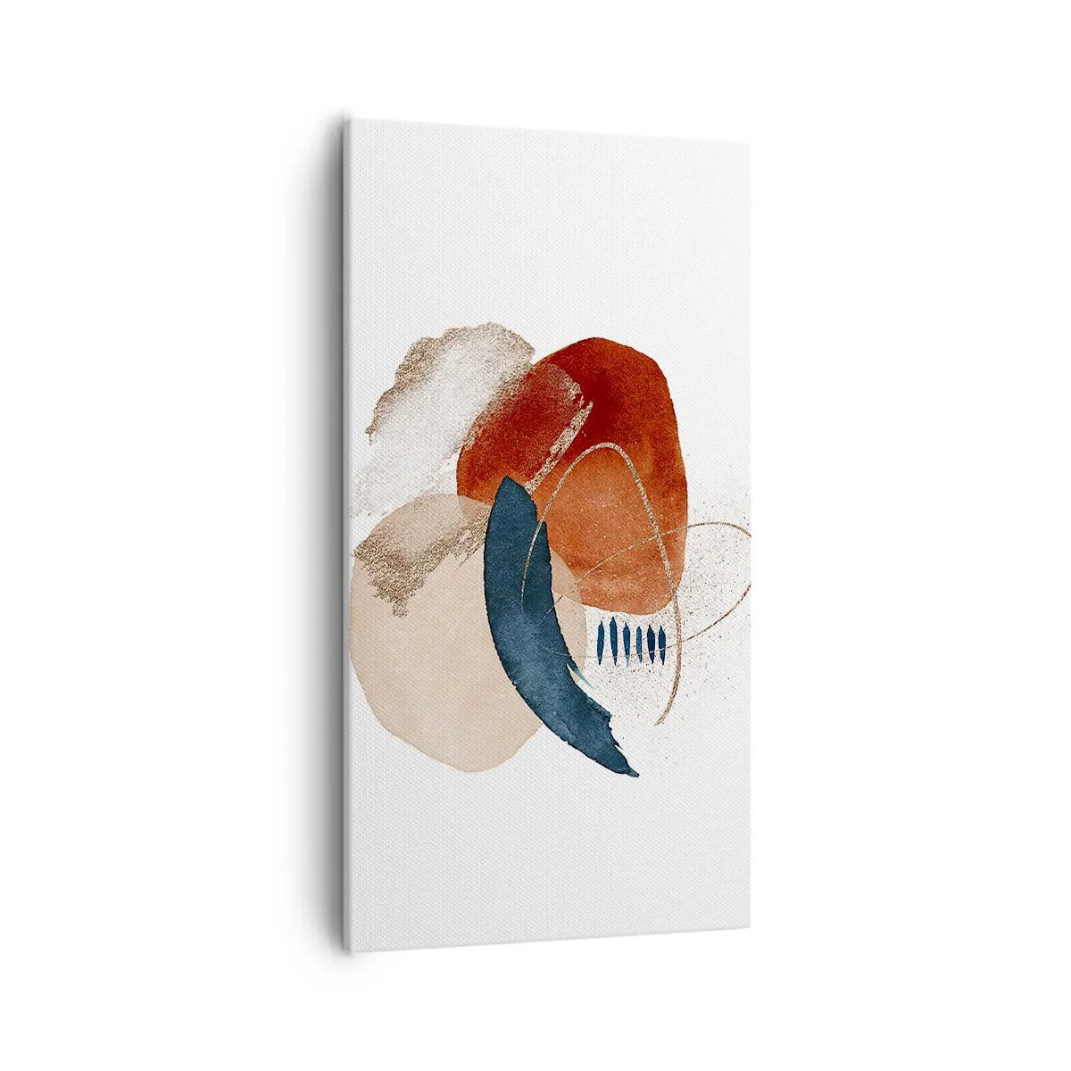 Cuadro sobre lienzo - Impresión de Imagen - Composición ovalada - 55x100 cm