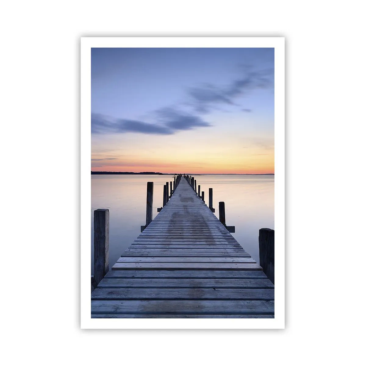 Póster - La calma de un crepúsculo sereno - 70x100 cm