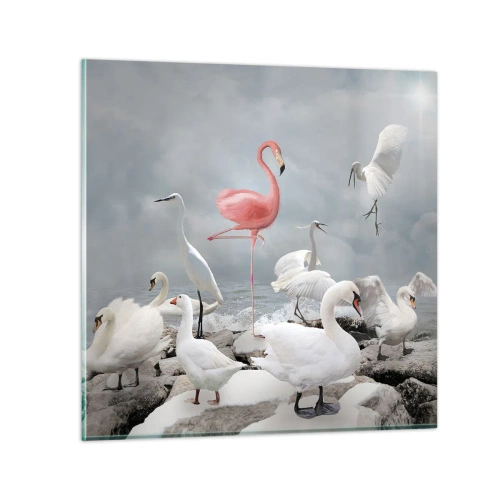 Cuadro sobre vidrio - Impresiones sobre Vidrio - ¿De dónde vengo? - 30x30 cm