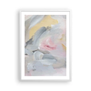 Póster en marco blanco - En un mundo de colores pastel - 50x70 cm