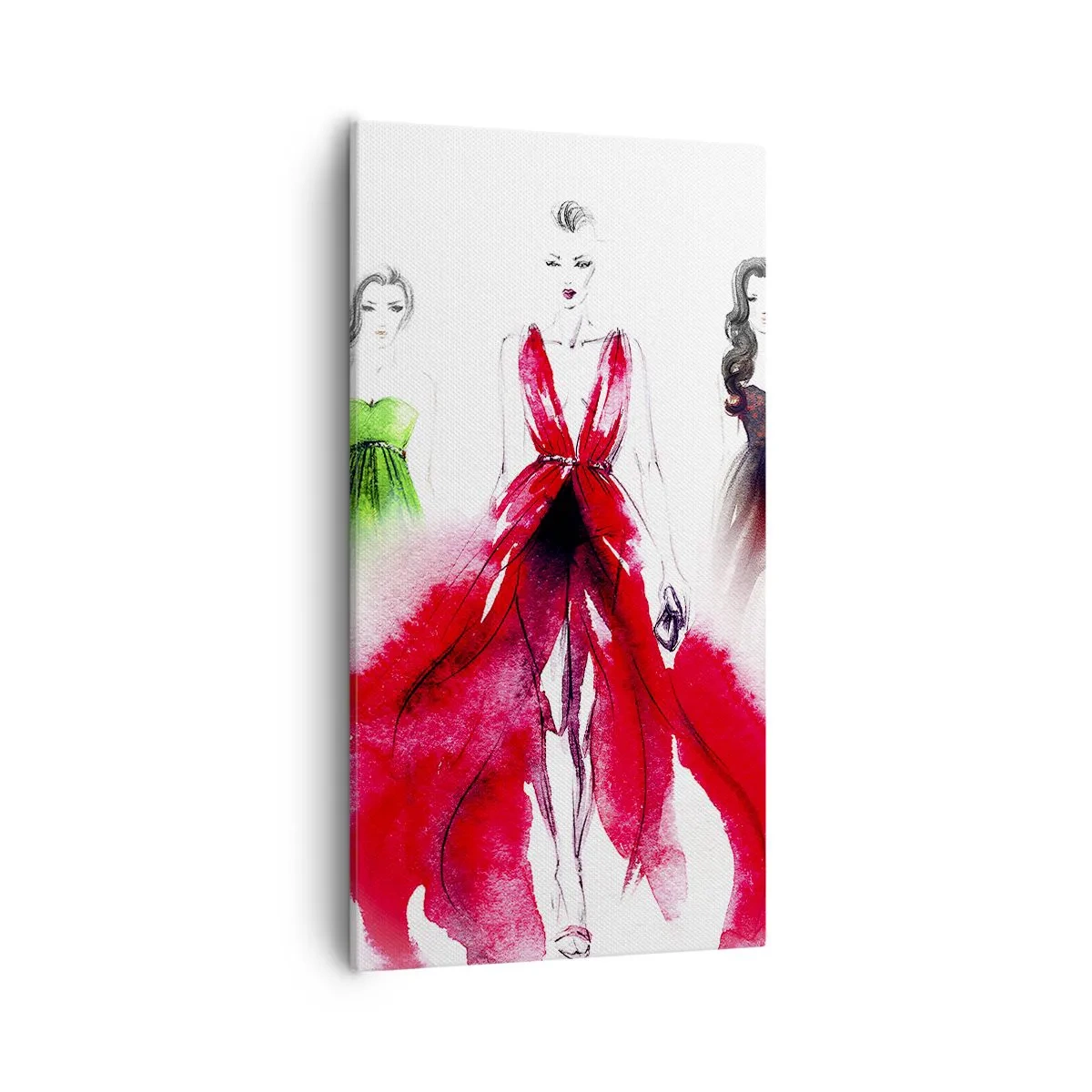 Cuadro sobre lienzo - Impresión de Imagen - Momento elegante - 55x100 cm