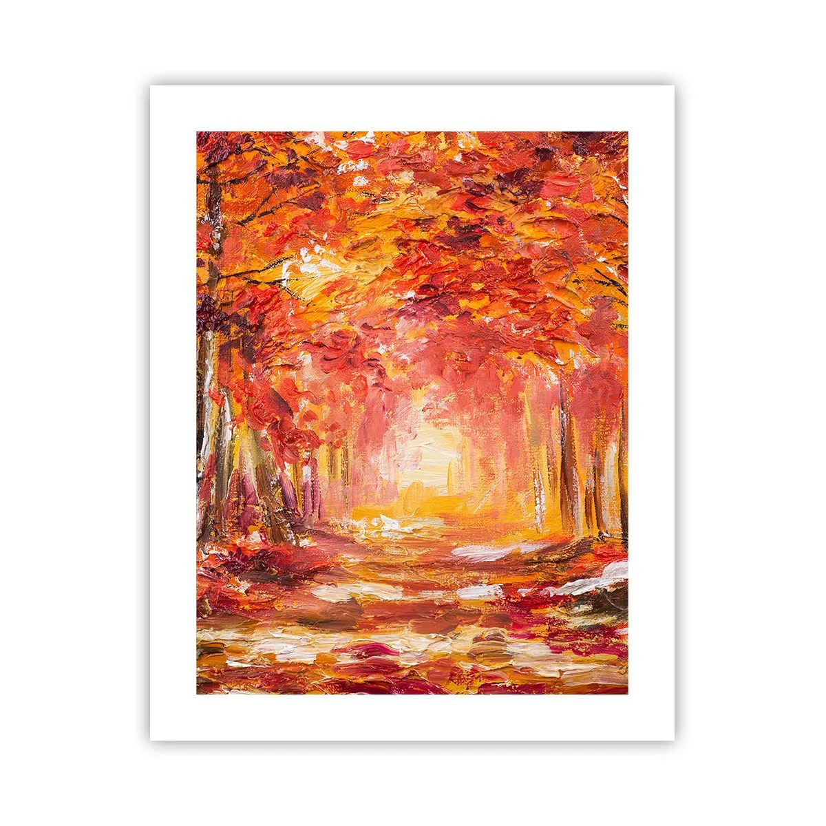Póster - Bosque de cobre - 40x50 cm