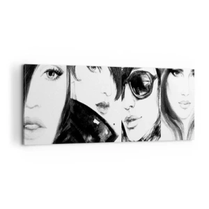 Cuadro sobre lienzo - Impresión de Imagen - La belleza multiplicada - 100x40 cm