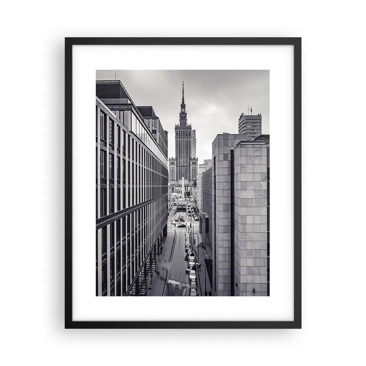 Póster en marco negro - Valle de Varsovia - 40x50 cm
