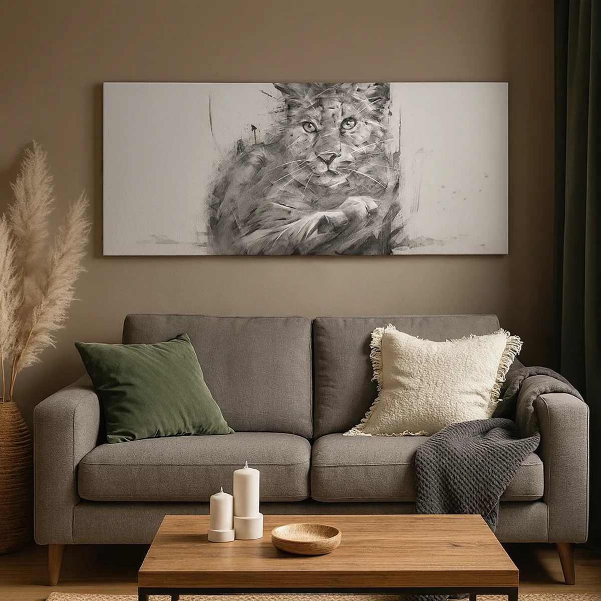 Cuadro sobre lienzo - Impresión de Imagen - Sí, estoy escuchando - 30x30 cm