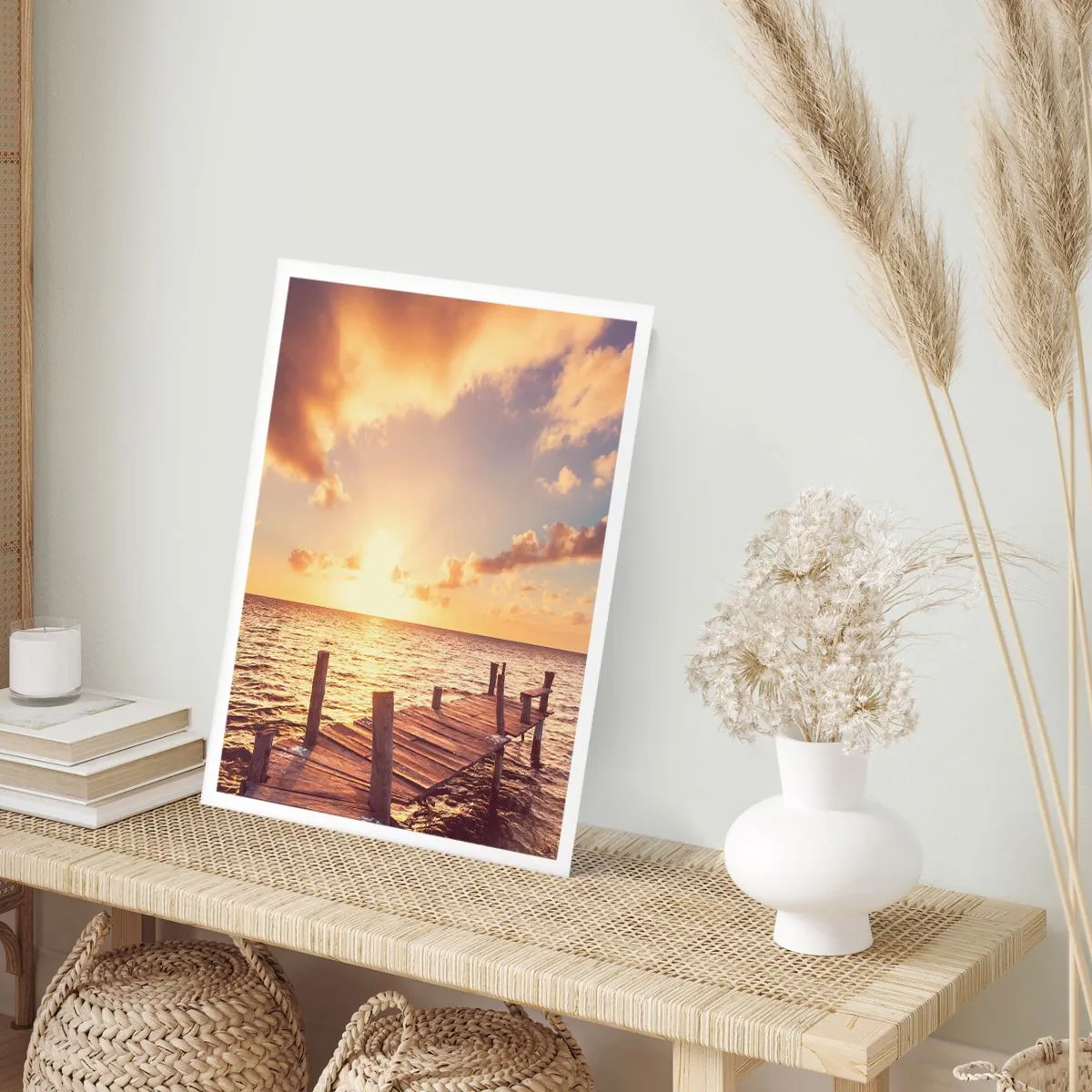 Póster - Una tierra dorada de dulzura - 70x100 cm