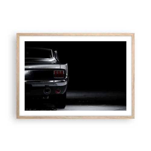 Póster en marco roble claro - El encanto de los clásicos - 70x50 cm