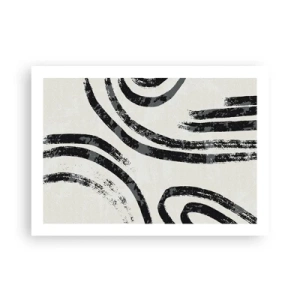 Póster - A medias - 70x50 cm