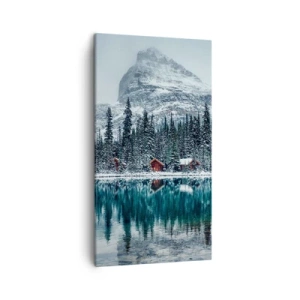 Cuadro sobre lienzo - Impresión de Imagen - Retiro canadiense - 45x80 cm