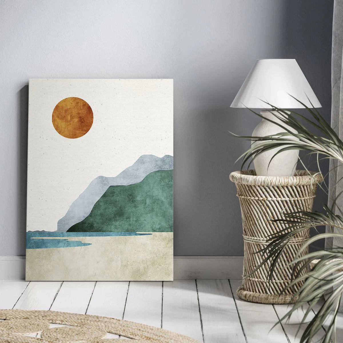 Cuadro sobre lienzo - Impresión de Imagen - Un paisaje como debe ser - 80x120 cm