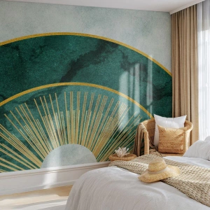 Fotomural Premium Canvas - Un sistema solar diferente - Arte deco, Moderno, Abstracción - 200x140 cm