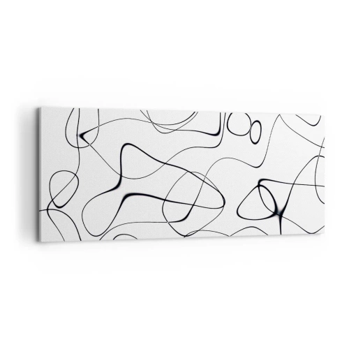 Cuadro sobre lienzo - Impresión de Imagen - Los caminos de la vida, las vicisitudes del destino - 100x40 cm