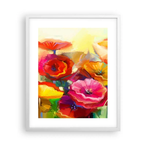 Póster en marco blanco - No solo rojo - 40x50 cm