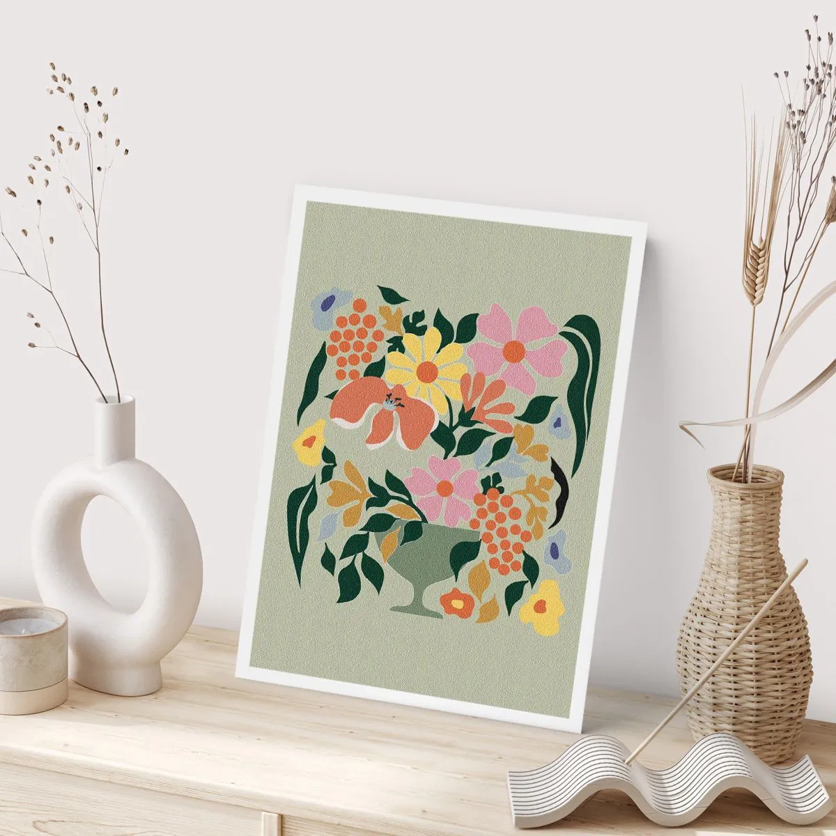 Póster - Un ramo rebosante de vida - 70x100 cm