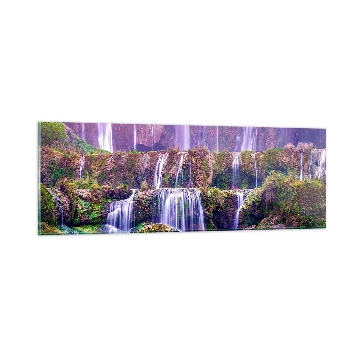 Cuadro sobre vidrio - Impresiones sobre Vidrio - Escalera al cielo - 90x30 cm