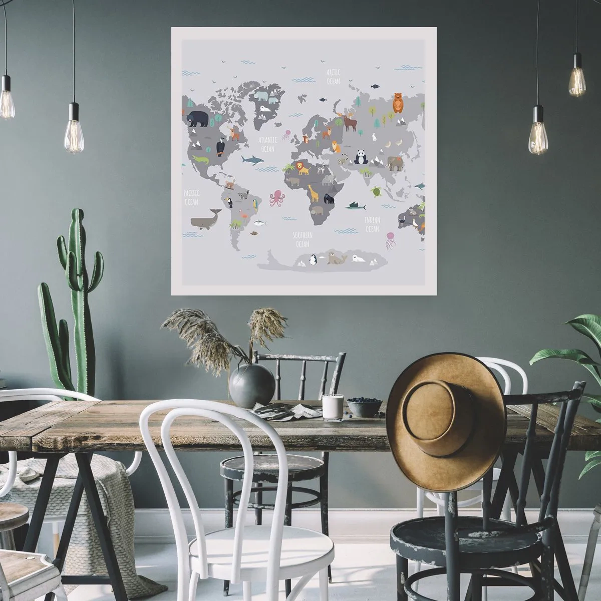 Póster - Dime de dónde eres... - 50x50 cm