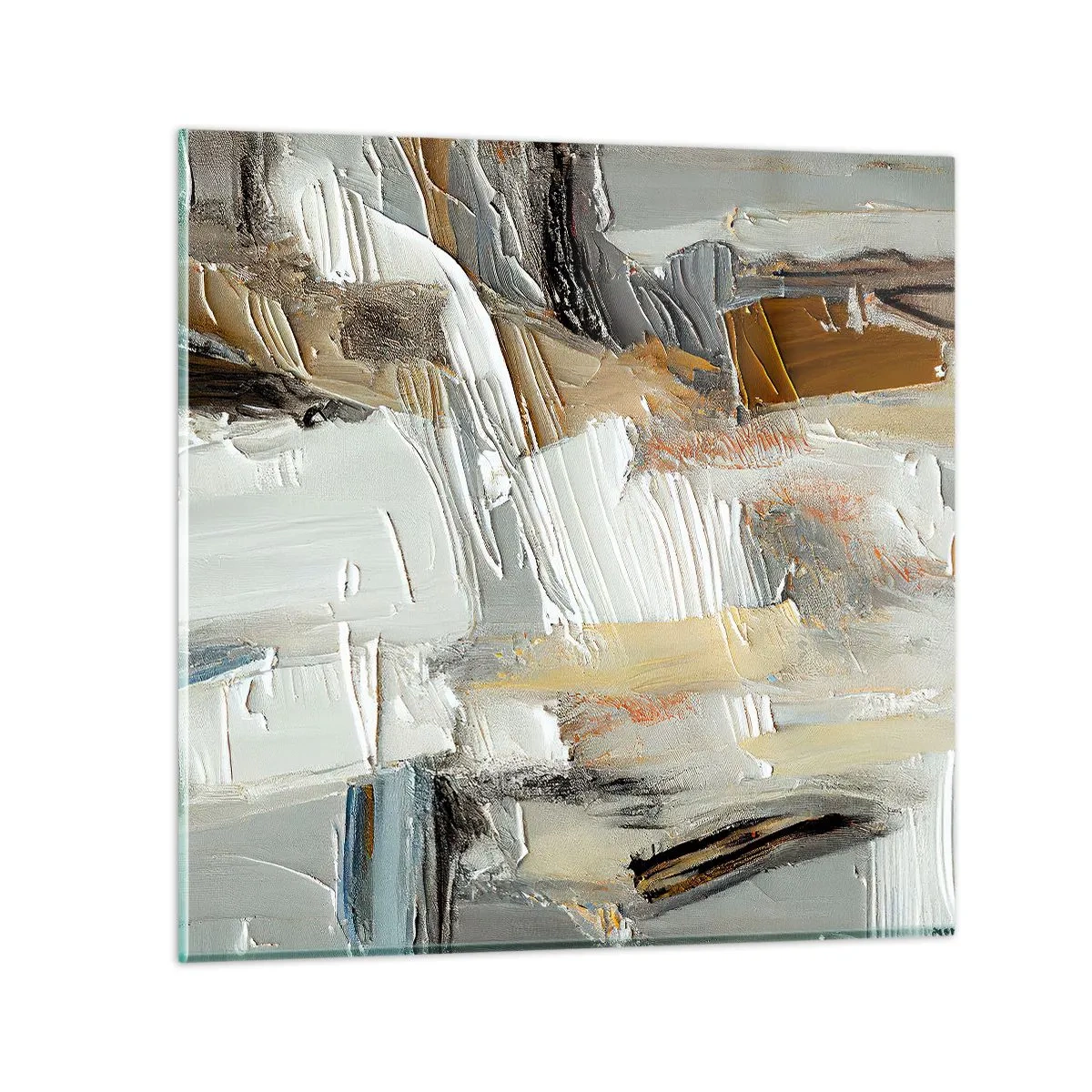Cuadro sobre vidrio - Impresiones sobre Vidrio - Estratificación de colores - 30x30 cm