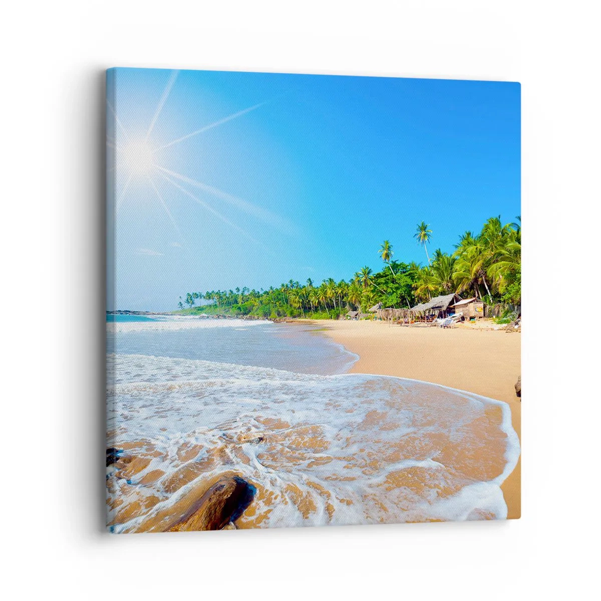 Cuadro sobre lienzo - Impresión de Imagen - Un lugar exótico para ti - 30x30 cm