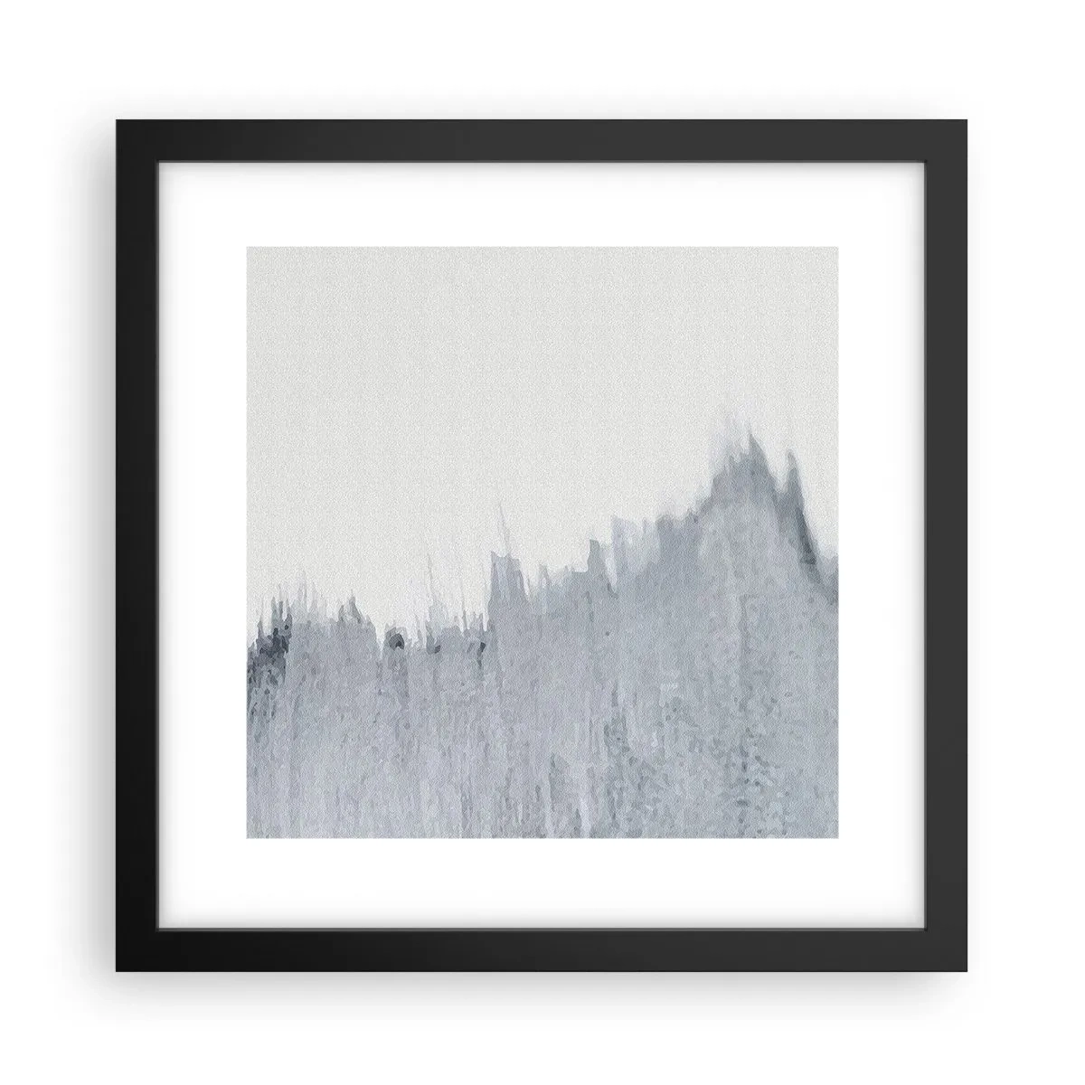 Póster en marco negro - Una señal misteriosa - 30x30 cm