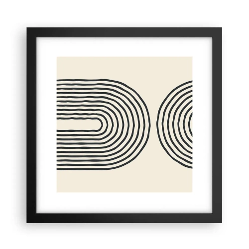 Póster en marco negro - Próximamente... - 30x30 cm