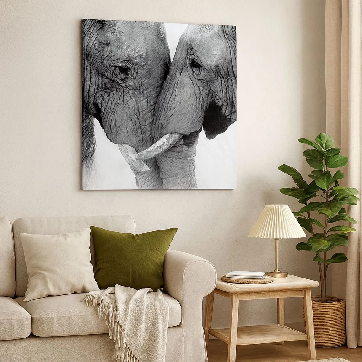 Cuadro sobre lienzo - Impresión de Imagen - Una confesión sincera - 30x30 cm